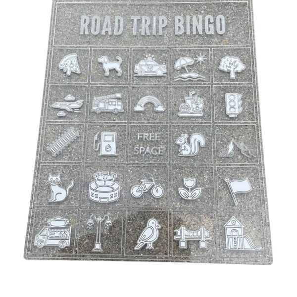 Road Trip Bingo for kids