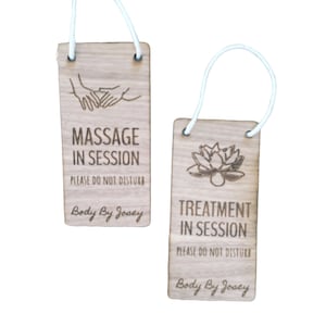 Massage Door Sign, Therapy Door Sign, Door Hanging Sign, Business Door Hanging Sign