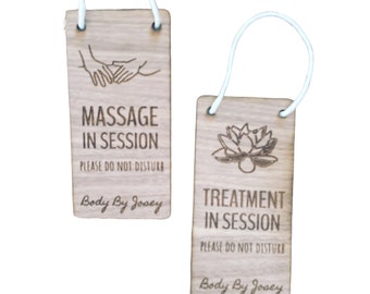 Massage Door Sign, Therapy Door Sign, Door Hanging Sign, Business Door Hanging Sign