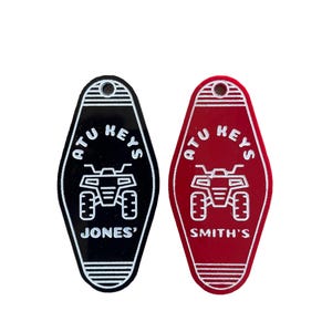 ATV Keys, Personalized Keychains, ATV Keychains, Engraved Keychains, ATV,  Personalized Gift,  Keychains, Christmas Gift, Birthday Gift
