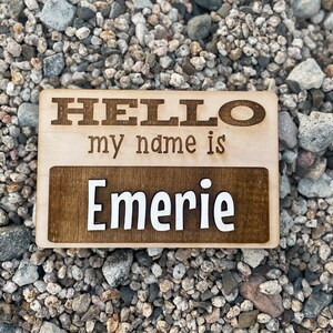 Hello my name is…, Baby Sign, Newborn Baby Sign, Personalized Gifts