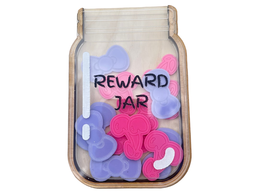 Star Jar With Tokens,reward Jar, Gifts for Kids, Reward System for Kid ...