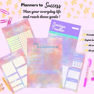 Life Planner available in A4| A5 for digital use or print.