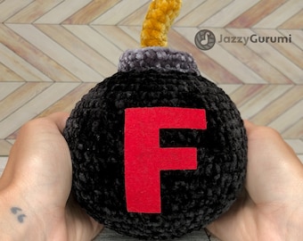 F Bomb (crochet/amigurumi)