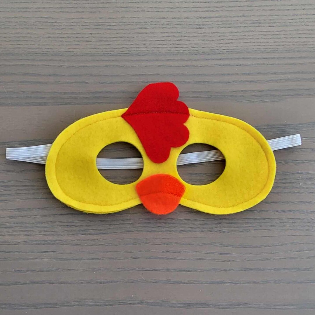 Chicken Felt Children's Face Mask - Birthday Parties - Dressup ...