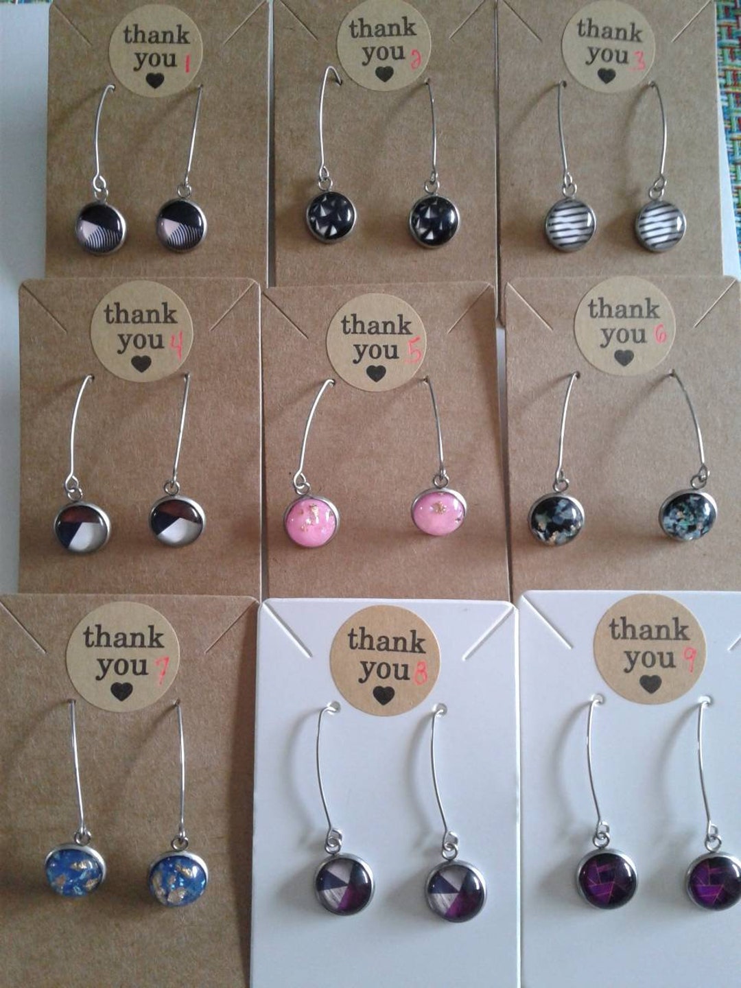 Pendiente De Cabujón De Acero Inoxidable 20 Piezas Ajustes 12mm Bricolaje De Base En Blanco