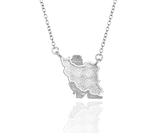 Collier Iran en argent sterling, bijoux persans faits main, Perse