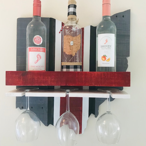 Ohio State Wine Shelf