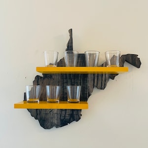 WVU Shot Glass Holder