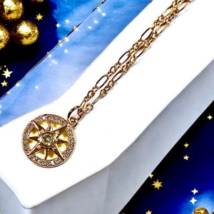 Dainty Gold North Star Necklace • Star Necklace • Polaris Star Necklace • North Star Jewelry • Celestial Necklace• 14 kt Gold Filled Chain