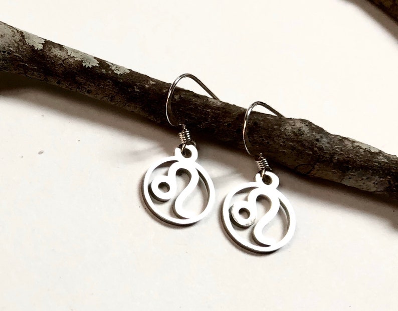 Zodiac Jewelry Dainty Aries Earrings Aries Earrings Minimalist Earrings Zodiac Earrings Silver Aries Zodiac Earrings