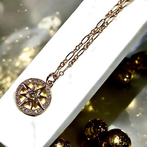Dainty Gold North Star Necklace • Star Necklace • Polaris Star Necklace • North Star Jewelry • Celestial Necklace• 14 kt Gold Filled Chain