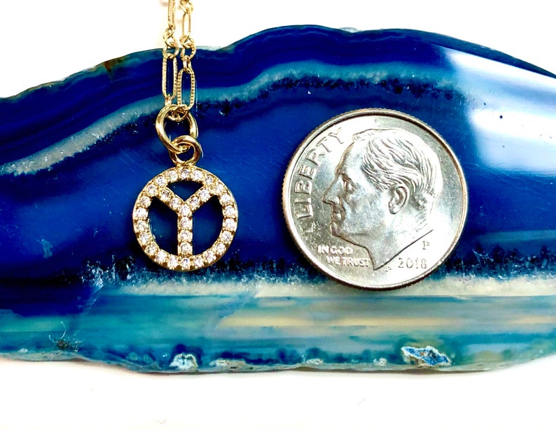 Gold Initial Y Necklace Initial Y Necklace Letter Y Etsy