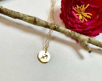 Gold Sagittarius Zodiac Necklace, Sagittarius Necklace, Zodiac Necklace, Gold Layering Necklace, Minimalist Necklace , Zodiac Jewelry