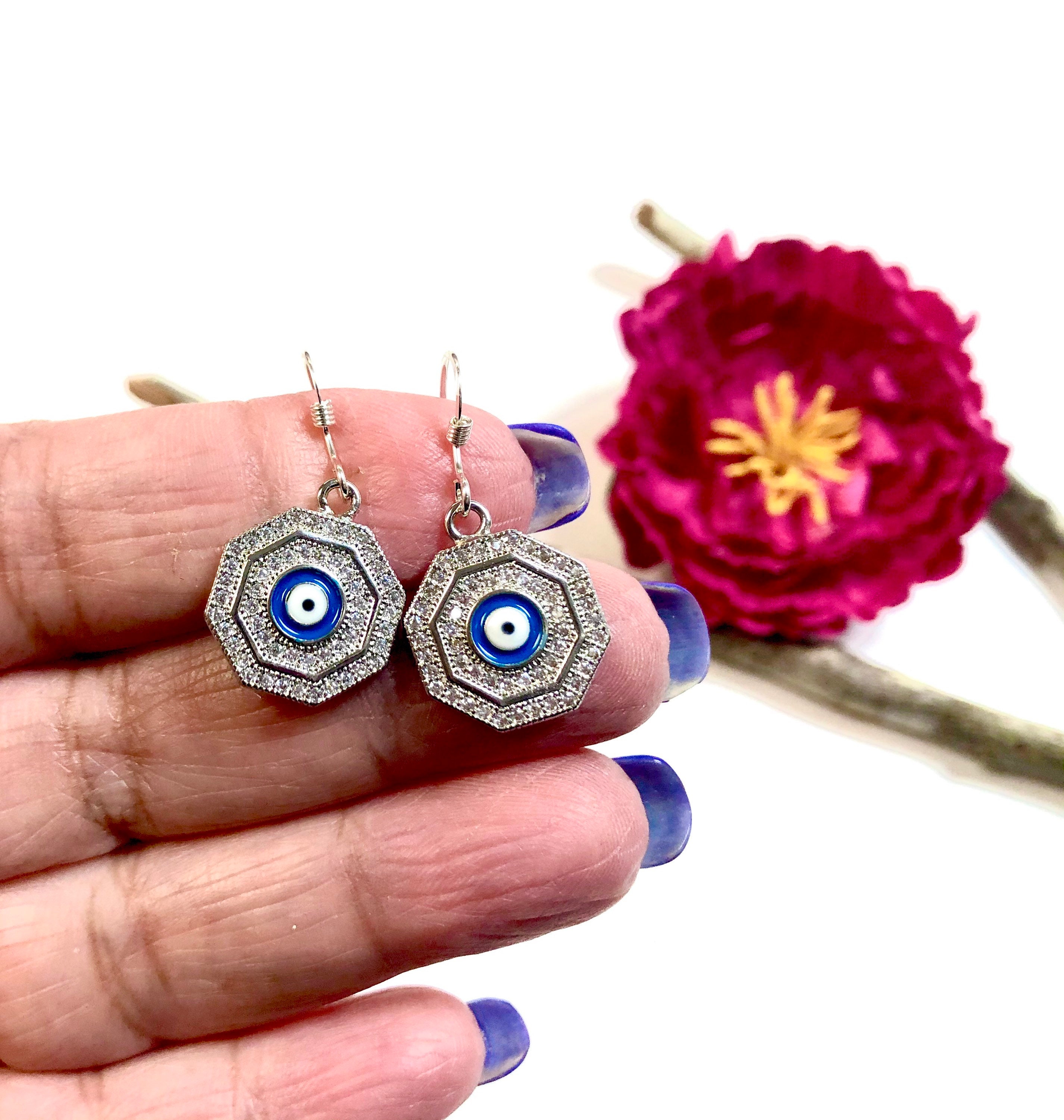 Evil earrings Clearance