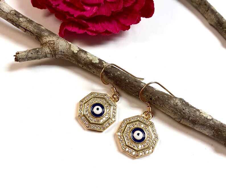 Layering Necklace Gold Evil Eye Necklace Evil Eye Necklace Evil Eye Jewelry Protection Necklace Evil Eye Pendant Evil Eye Charm
