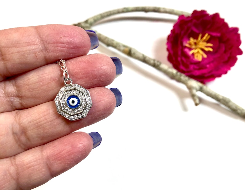 Layering Necklace Gold Evil Eye Necklace Evil Eye Necklace Evil Eye Jewelry Protection Necklace Evil Eye Pendant Evil Eye Charm