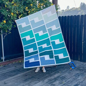 Shades of Summer Quilt Pattern | PDF Quilt Pattern | Digital Pattern | Baby Quilt | Throw Quilt | Toddler | Original Modern Quilt Design image 7