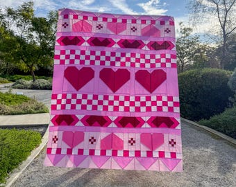 Zomer in Philadelphia-quiltpatroon (pdf-patroon) | Quiltontwerp met hart