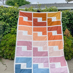 Shades of Summer Quilt Pattern | PDF Quilt Pattern | Digital Pattern | Baby Quilt | Throw Quilt | Toddler | Original Modern Quilt Design image 10