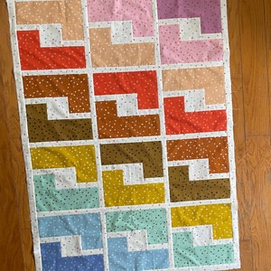 Shades of Summer Quilt Pattern | PDF Quilt Pattern | Digital Pattern | Baby Quilt | Throw Quilt | Toddler | Original Modern Quilt Design image 5