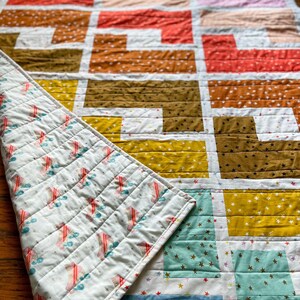 Shades of Summer Quilt Pattern | PDF Quilt Pattern | Digital Pattern | Baby Quilt | Throw Quilt | Toddler | Original Modern Quilt Design image 6