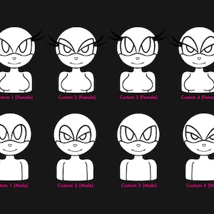 Sonic Custom Character Stickers