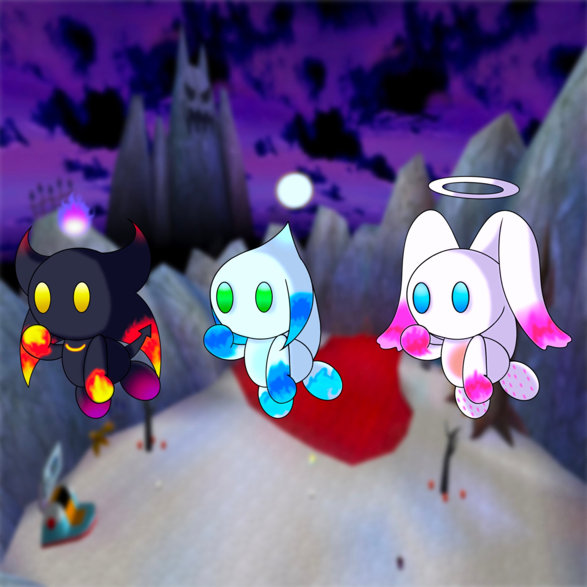 Chaos Chao Stickers - Etsy