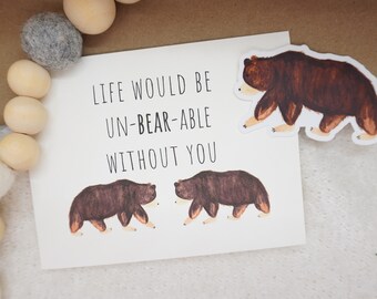 Unbearable Puns - Etsy