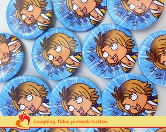 FFX Laughing Tidus pinback buttons