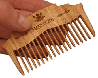 Wooden Beard Combs & Mustache Combs | Sustainable Australian timber with Coconut Oil finish