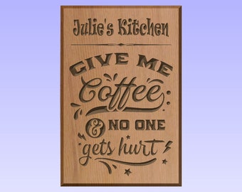 Personalised Cedar Wood Fridge Magnet: Sustainable Kitchen Gifts