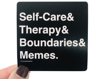 Self-Care Sticker
