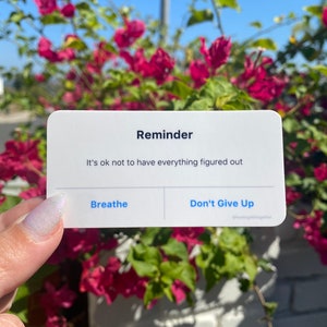 Psychische Gesundheit Erinnerung Sticker