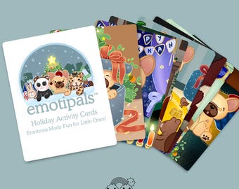 emotipals™ Holiday Emotion Matching Cards | Interactive SEL Activity for Kids | Christmas and Hanukkah