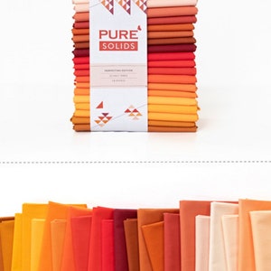 Pure Solids Harvesting Edition / Fat quarter bundle/ fall harvest fabric bundle/ Curated Bundle / Half Yard Bundle/Stash builder AGF cottons