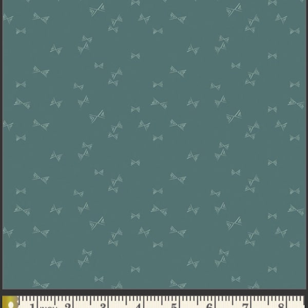 Flights of Fancy Spruce from Fanciful Collection designed by Sharon Holland for Art Gallery Fabrics / mustard gold blender quilting cotton