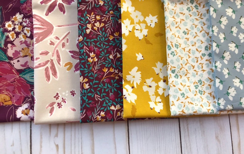 Anpan Lightweight Canvas Fat Quarter Fabric Bundle