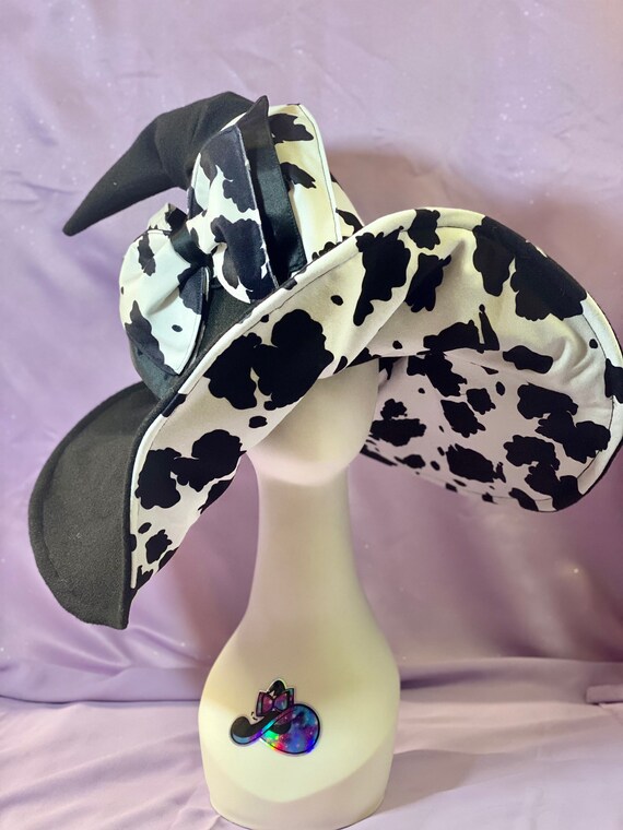 Cow on sale print hat