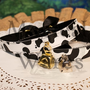 Basic Cow Print Collar Choker Necklace