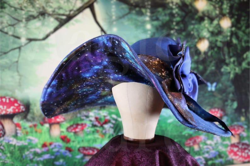 Giant Witch/wizard Hat With Detachable Bow READY TO SHIP Etsy