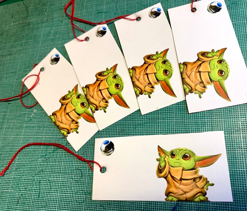 Baby Yoda Grogu Mandalorian Fridge Bookmark Tree Etsy Ireland