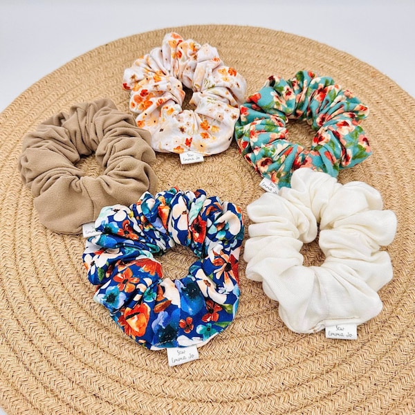 Floral Scrunchies