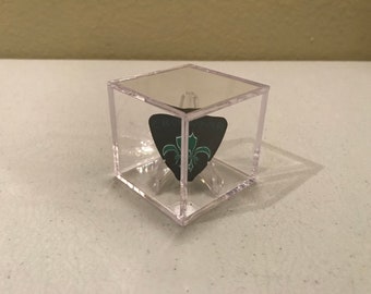 Guitar Pick Display Case with Stand