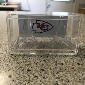 Kansas City Chiefs Custom NFL Super Bowl Ring 2020 Football 2 Ring Display Case w/2 Ring Stands
