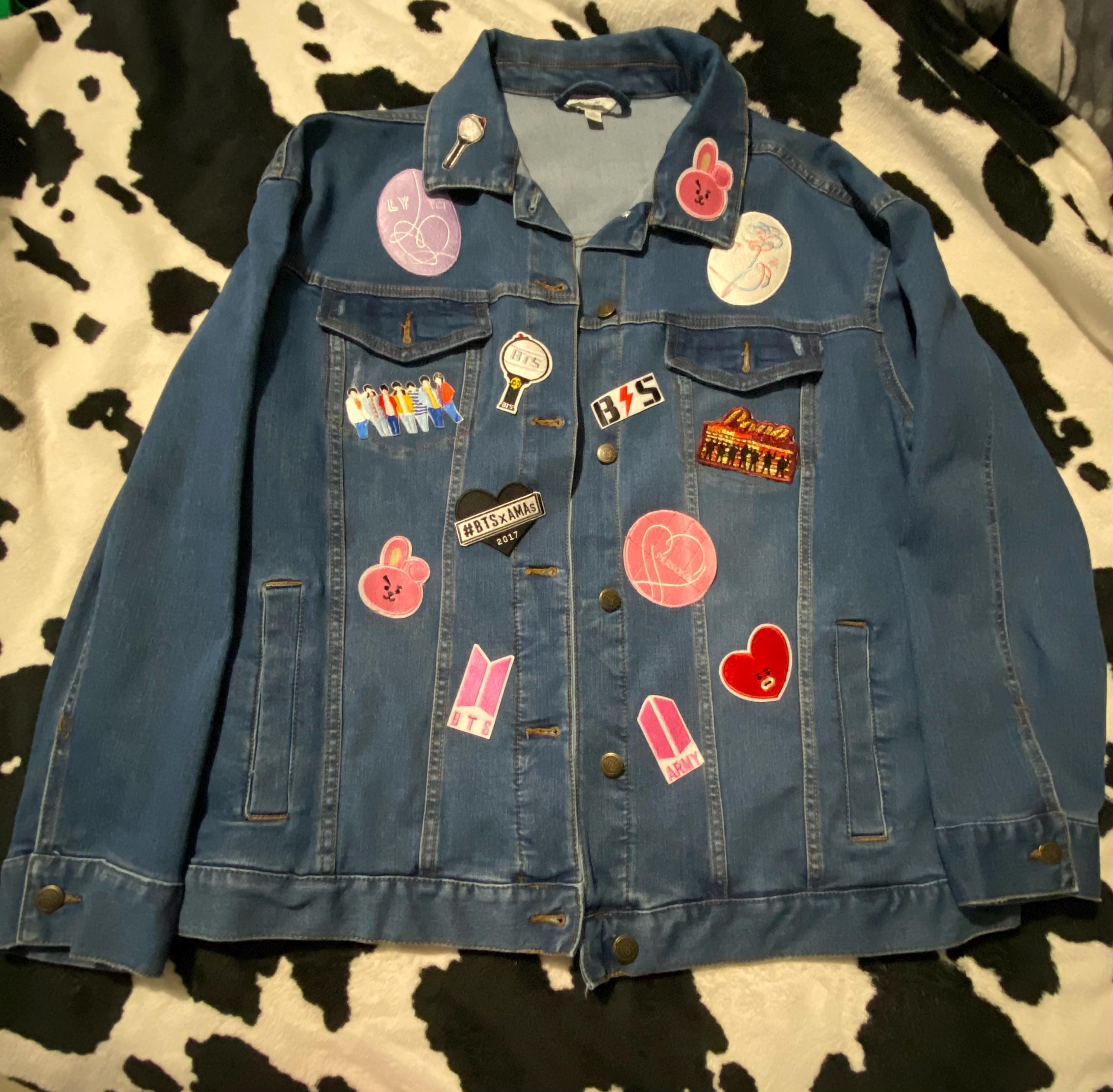 Denim Jacket Bts - Etsy
