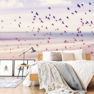 3D Himmel Landschaft Vogel 66 abnehmbare Tapete selbstklebende Tapete Extra große Peel & Stick Wallpaper Wallpaper Wandbild AJ WALLPAPERSS