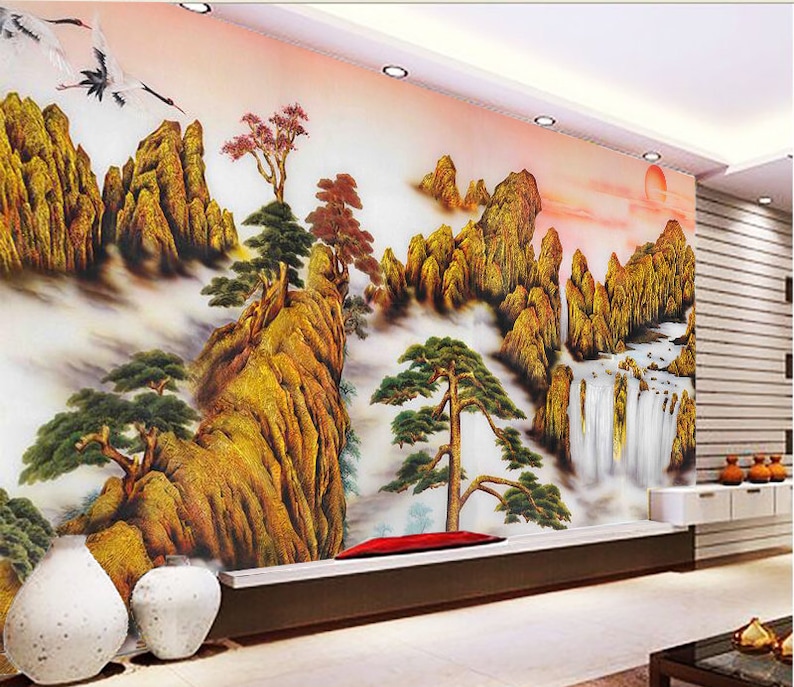 3D Mountain Snowy A800 Removable Wallpaper Self Adhesive Wallpaper Extra Large Peel /& Stick Wallpaper Wallpaper Mural AJ WALLPAPERSS