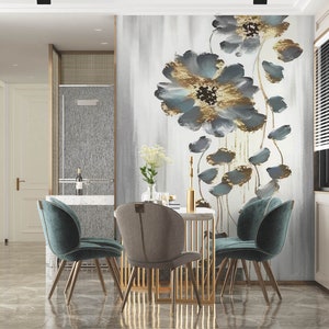 3d elegante arte flores l2610 papel de parede removível auto adesivo extra grande casca & vara papel de parede mural aj papéis de parede