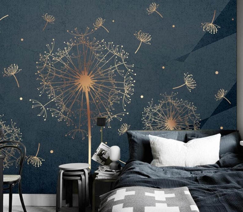 3D Dandelion A2201 Removable Wallpaper Self Adhesive Wallpaper Extra Large Peel /& Stick Wallpaper Wallpaper Mural AJ WALLPAPERS